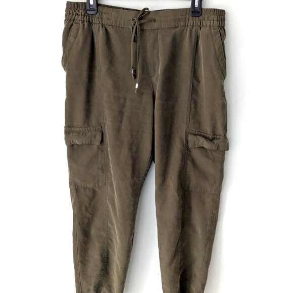 Old Navy Cargo Taper Leg Pull On Pants sz L - Picture 1 of 6